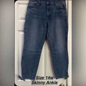 NYDJ Dark Blue Skinny Jeans